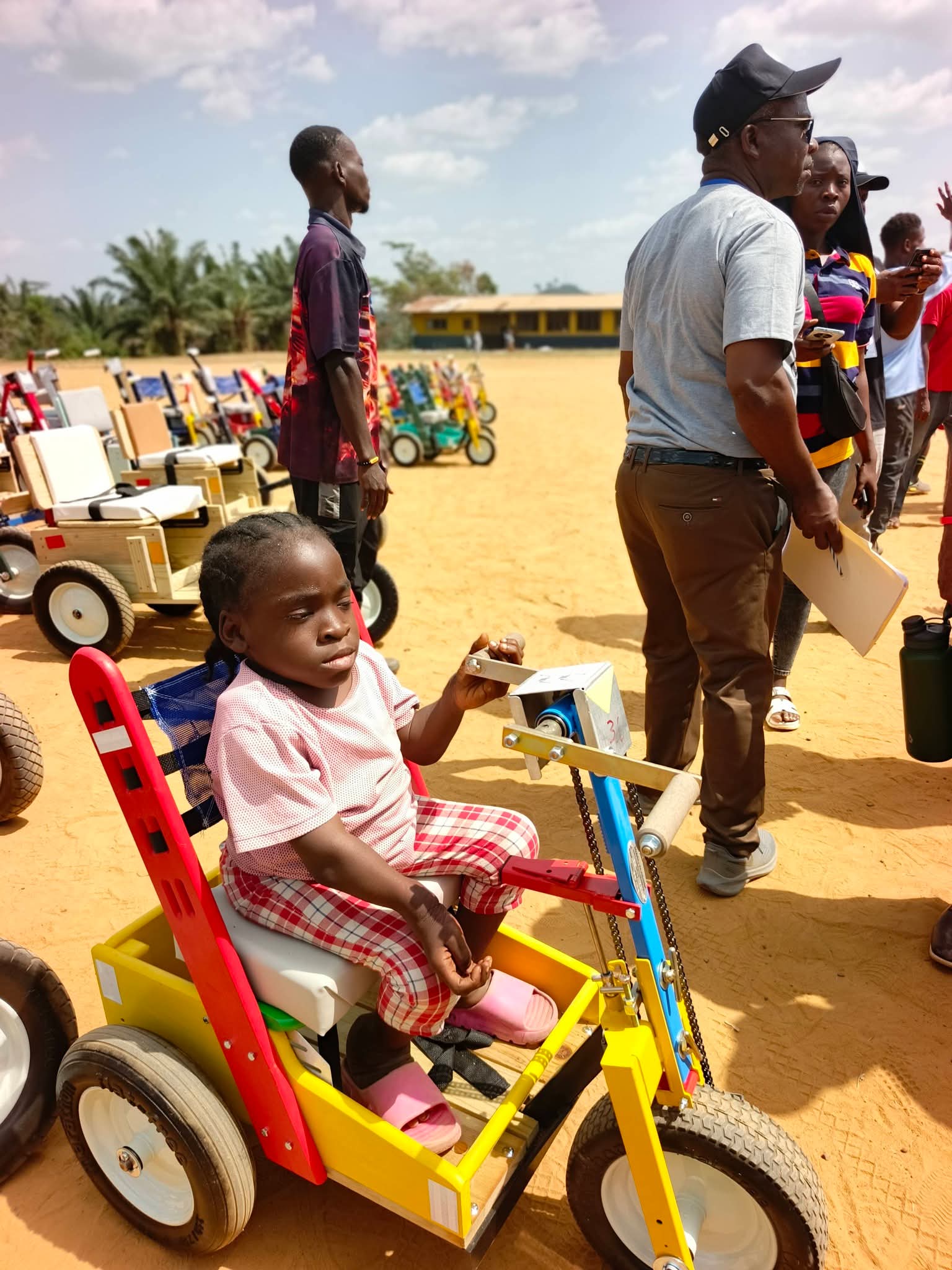 Grain Coast Annual Conference in collaboration with Mobility Worldwide Transform Lives with Hundreds of Mobility Carts in Nimba County
